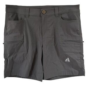 Eddie Bauer First Ascent Shorts Womens Size 10 Gray Hiking Gorpcore Outdoor